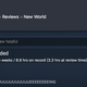 A user review for the MMO New World on Steam
